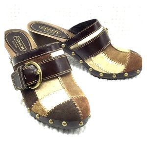 Coach Sebrina clogs Sz 8 mules Q217 studded